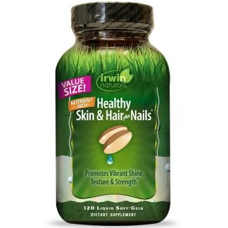 Irwin Naturals, Healthy Skin & Hair Plus Nails、液体ソフトジェル 120錠