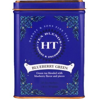 Harney & Sons, HTティーブレンド、ブルーベリー・グリーン、20小袋、1.4オンス（40g）