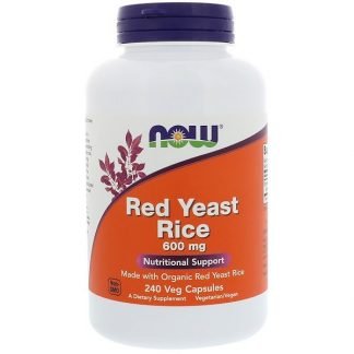 Now Foods, 紅色酵母米、600mg、240植物性カプセル