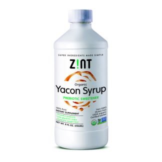 Zint, オーガニックヤーコンシロップ、プロバイオティック甘味料、8液量オンス (236 ml)