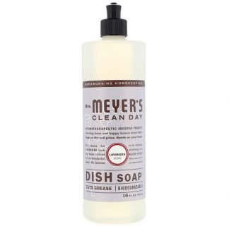 Mrs. Meyers Clean Day, Dish Soap, Lavender Scent, 16 fl oz (473 ml)