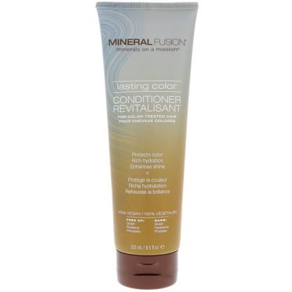 Mineral Fusion, ラスティング・カラー・コンディショナー、カラーリングした髪に、 8.5液量オンス (250 ml)