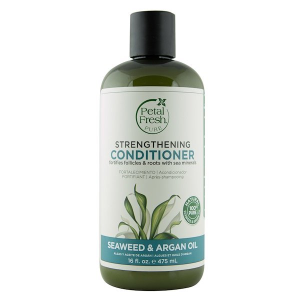 Petal Fresh, Pure, 髪を強くするコンディショナー、海草&アルガンオイル、475ml