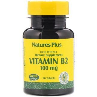 Nature's Plus, ビタミンB2、100 mg、90錠