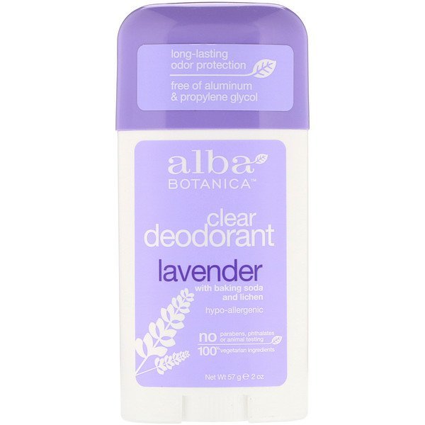 Alba Botanica, Clear Enzyme Deodorant Stick, ラベンダー, 2オンス (57 g)