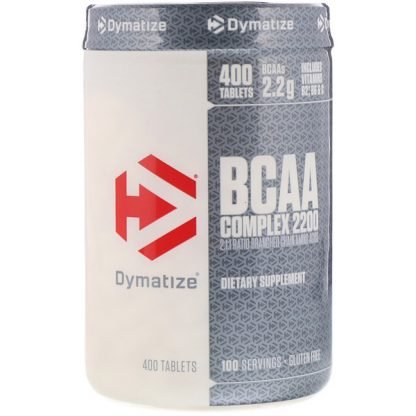 Dymatize Nutrition, BCAA（分岐鎖アミノ酸）コンプレックス2200、分岐鎖アミノ酸、タブレット400粒