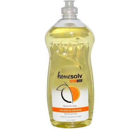 Citra-Solv, Homesolv™ CitraDish®, ナチュラルディッシュソープ, バレンシアオレンジ, 25液量オンス (739 ml) (Discontinued Item)