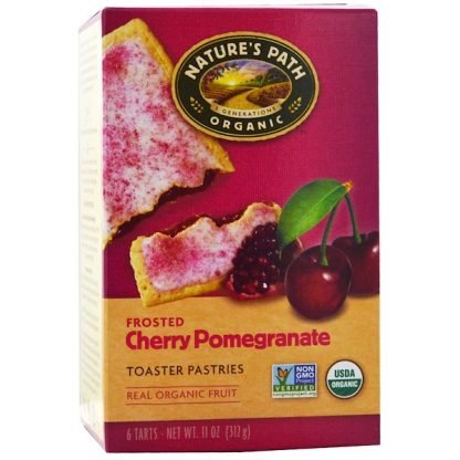 Nature's Path, オーガニック, フロステッド・トースター・ペストリー, チェリー ザクロ, 6 タルト, 各52 g (Discontinued Item)