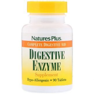 Nature's Plus, 消化酵素サプリ、90錠
