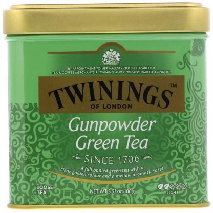 Twinings, Gunpowder Green Loose Tea, 3.53 oz (100 g) (Discontinued Item)