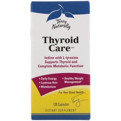Terry Naturally, Thyroid Care、カプセル120錠