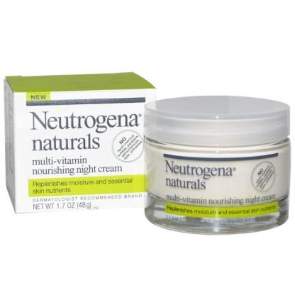 Neutrogena, マルチビタミン栄養ナイトクリーム、1.7 オンス（48 g）