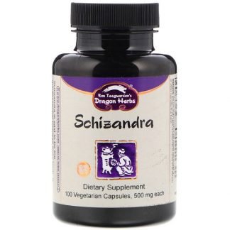 Dragon Herbs, Schizandra, 500 mg, 100 Vegetarian Capsules