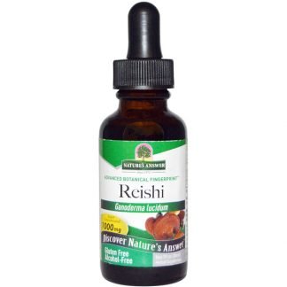 Nature's Answer, 霊芝、 アルコール不使用、 1000 mg、 1 fl oz (30 ml)