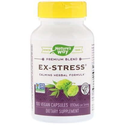 Nature's Way, エックスストレス、 445 mg、 100植物性カプセル