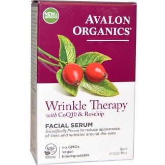Avalon Organics, CoQ10 リペア、リンクルディフェンスセラム(シワ予防の美容液)、.55液オンス (16 ml)