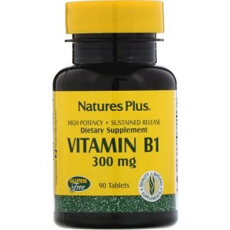 Nature's Plus, ビタミンB1、300 mg、90錠