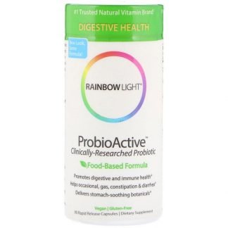Rainbow Light, プロバイオアクティブ（ProbioActive）, 食品ベースフォーミュラ, 90速放性カプセル
