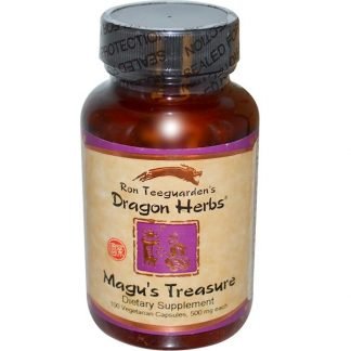 Dragon Herbs, マグズトレジャー、500 mg、ベジキャップ使用 100 錠