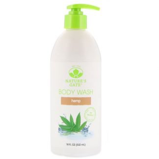 Nature's Gate, Body Wash, Hemp, 18 fl oz (532 ml)