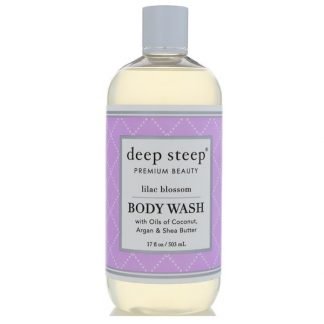 Deep Steep, ボディウォッシュ、ライラックの花、17 fl oz (503 ml)
