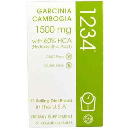 Creative Bioscience, Garcinia Cambogia 1234, 1,500 mg, 60 Veggie Caps