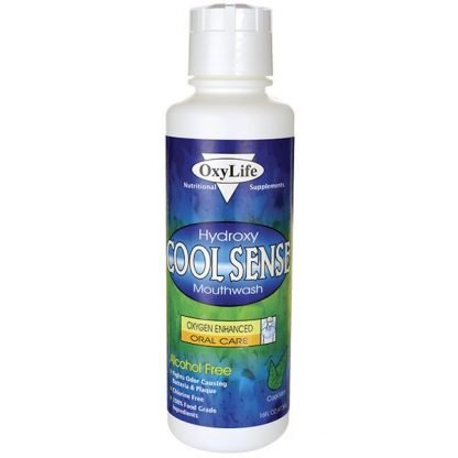 OxyLife, ヒドロキシ・クール・センス・マウスウォッシュ、クールミント、 16液量オンス (473 ml)