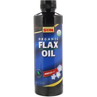 Health From The Sun, Organic, Omega-3, Flax Oil, 16 fl oz (473 ml)