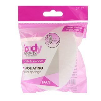Body Benefits, By Body Image, 角質除去フェイシャルスポン、スポンジ1個