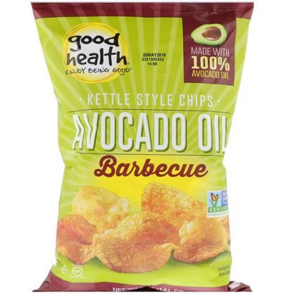 Good Health Natural Foods, Kettle Style Chips, Avocado Oil, Barbecue, 5 oz (141.7 g) (Discontinued Item)