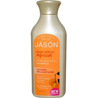Jason Natural, ピュア･ナチュラルシャンプー、スーパーシャイン･アプリコット、16 fl oz (473 ml) (Discontinued Item)