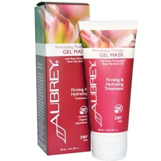 Aubrey Organics, リバイタライジングセラピー・ジェルマスク、乾燥肌用、89 ml（3 fl oz）