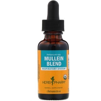 Herb Pharm, モウズイカ（Mullein ）ブレンド, 1液量オンス（30 ml）