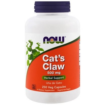 Now Foods, キャッツクロー、500 mg、植物性カプセル 250粒