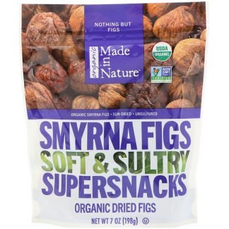 Made in Nature, オーガニック、スマーナフィグ、口当たりソフトなスーパースナック7 oz (198 g)