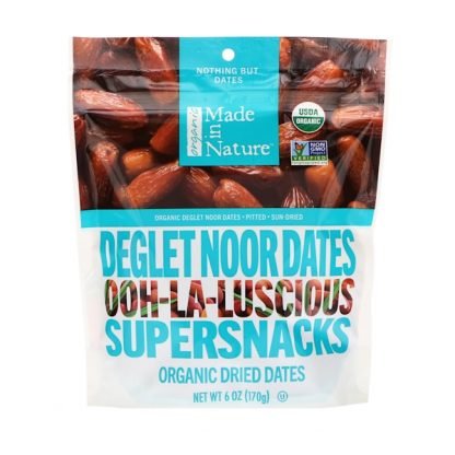 Made in Nature, オーガニックDeglet Noorデーツ, Ooh-La-Luscious Supernacks, 6 オンス (170 g)