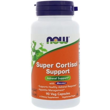Now Foods, スーパーコルチゾール・サポート、植物性カプセル 90粒