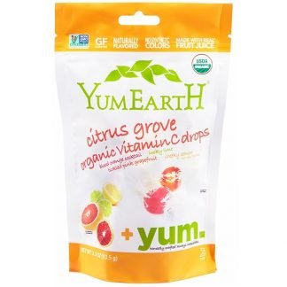 YumEarth, Organic Vitamin C Drops、Citrus Grove、 3.3オンス (93.5 g)