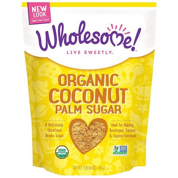 Wholesome Sweeteners, Inc., オーガニック ココナッツ パーム シュガー、16 oz (454 g)