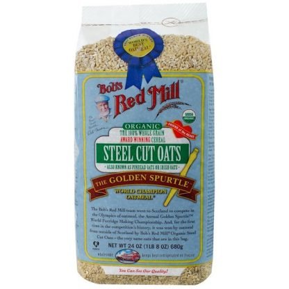 Bob's Red Mill, オーガニック・スティールカット・オーツ、24 oz (680 g)