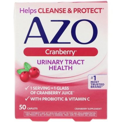 Azo, クランベリー, ユリナリー・トラクト・ヘルス, 50 カプレット