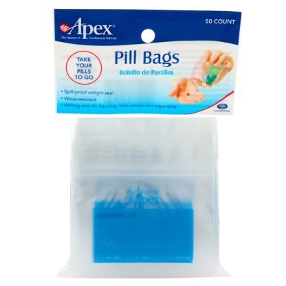 Apex, 錠剤保管バッグ、50カウント
