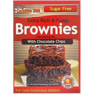 Universal Nutrition, Doctor's CarbRite Diet、 エクストラリッチ & ファッジーブラウニー　　チョコレートチップ入り、 11.5 オンス (326 g)