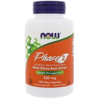 Now Foods, フェーズ2デンプンニュートラライザー、500mg、120カプセル