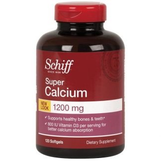 Schiff, スーパーカルシウム、1200 mg、120ソフトジェル