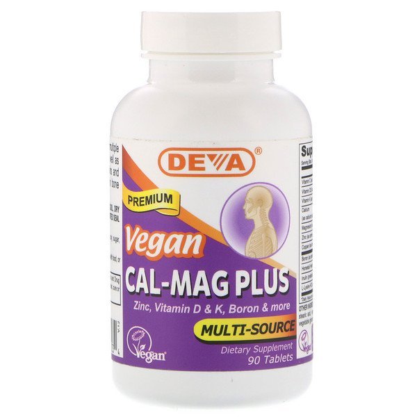 Deva, Vegan、Cal-Mag Plus、90粒