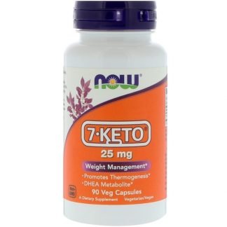 Now Foods, 7-ケト、25 mg、90野菜カプセル