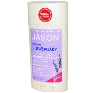 Jason Natural, 純粋な天然デオドラントスティック, 穏やかなラベンダー, 2.5オンス (71 g)