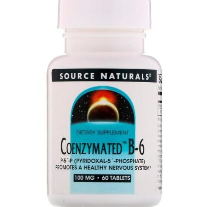 Source Naturals, Coenzymated™（コエンザイメイテッド）B-6、100mg、60錠