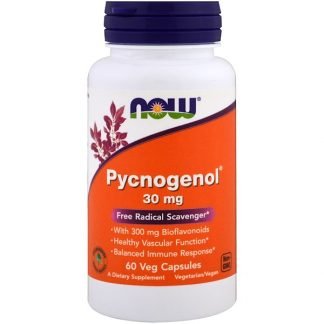 Now Foods, ピクノジェノール、 30 mg、60植物性カプセル